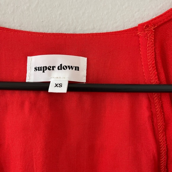 superdown red crop top - Picture 5 of 5